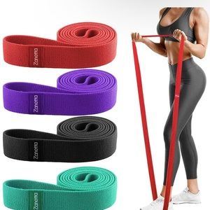 Long Resistance Bands Exercise Set, 4